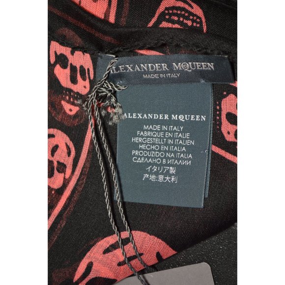 Alexander McQueen Silk Chiffon Multiskull Scarf - Picture 9 of 12